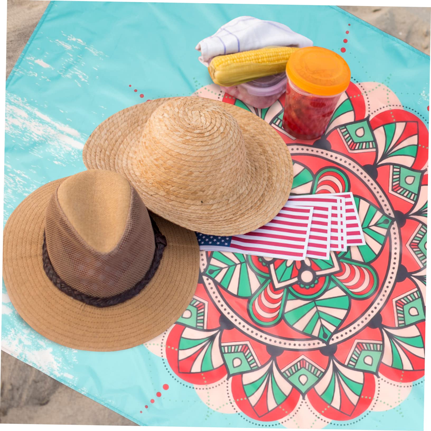 Mipcase Tappeto Spiaggia in Nylon Design Pieghevole per Campeggio e Relax Outdoor