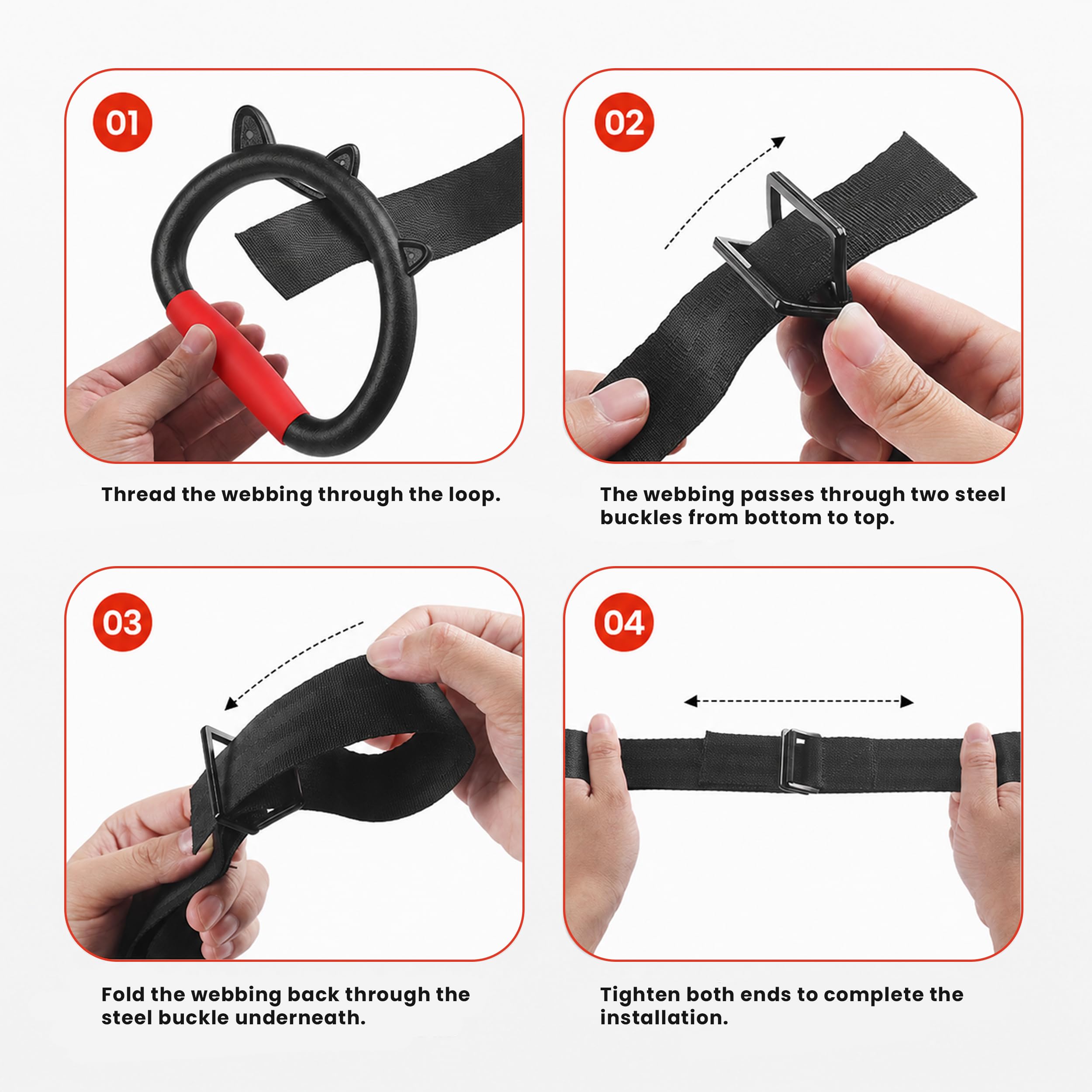 Slovic Gymnastics Rings for Kids - Build Strength! -7