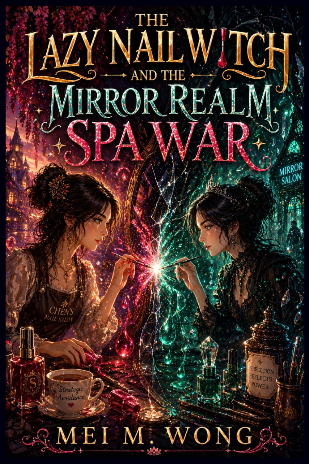 The Lazy Nail Witch and the Mirror Realm Spa War: A Cozy Fantasy of Rival Magic, Nail Art Battles, and a Reluctant Witch Protecting Her Peace: 3 (The ... Witch Chronicles - Cozy Magic & Manicures)
