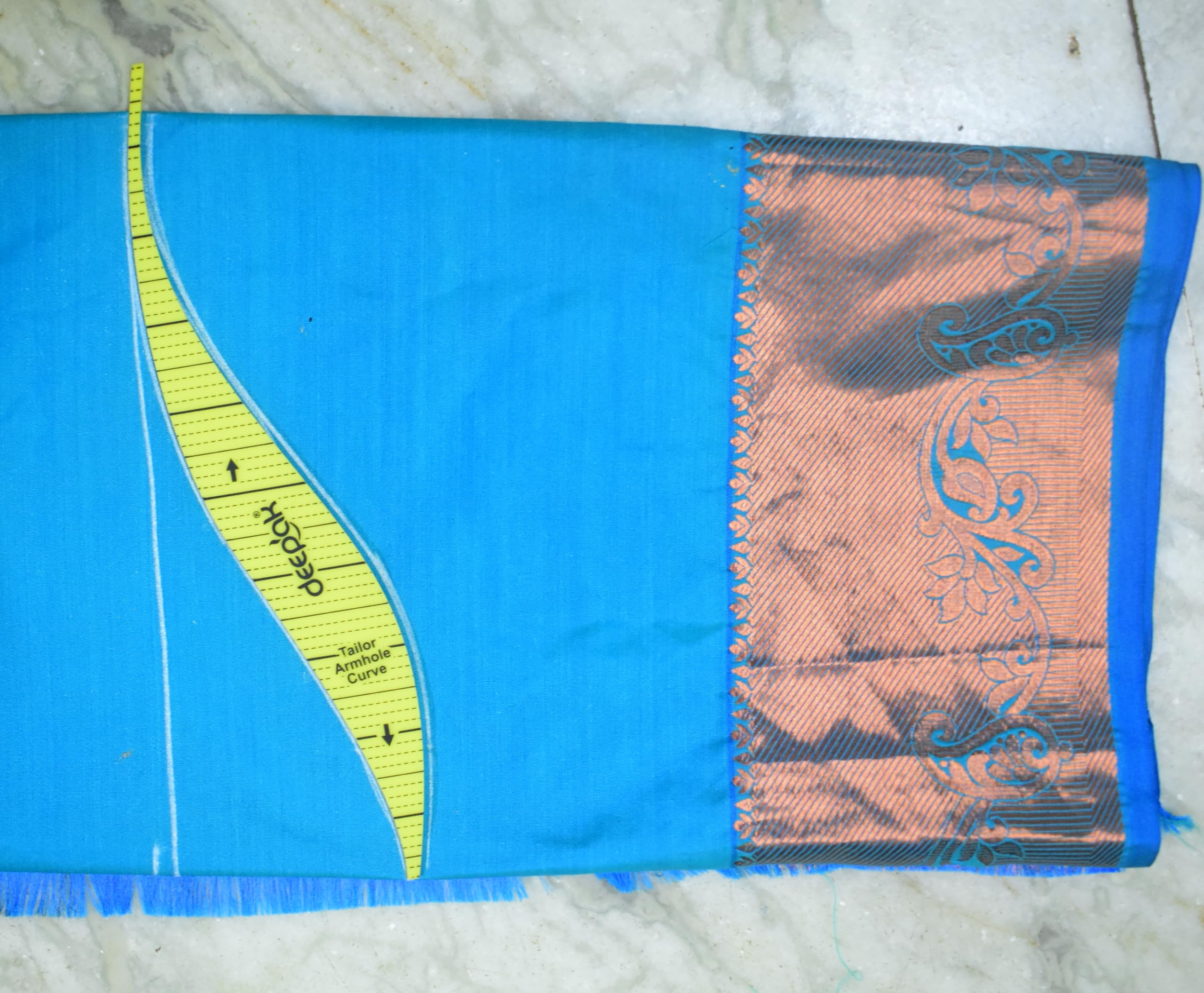 Prabhas Designs White French Curve and arm Hole Curve Combo || Used for arm Hole Pattern Drafting, Sleeve Cutting Pattern Template || Useful for Tailoring, Fashion Designing 1
