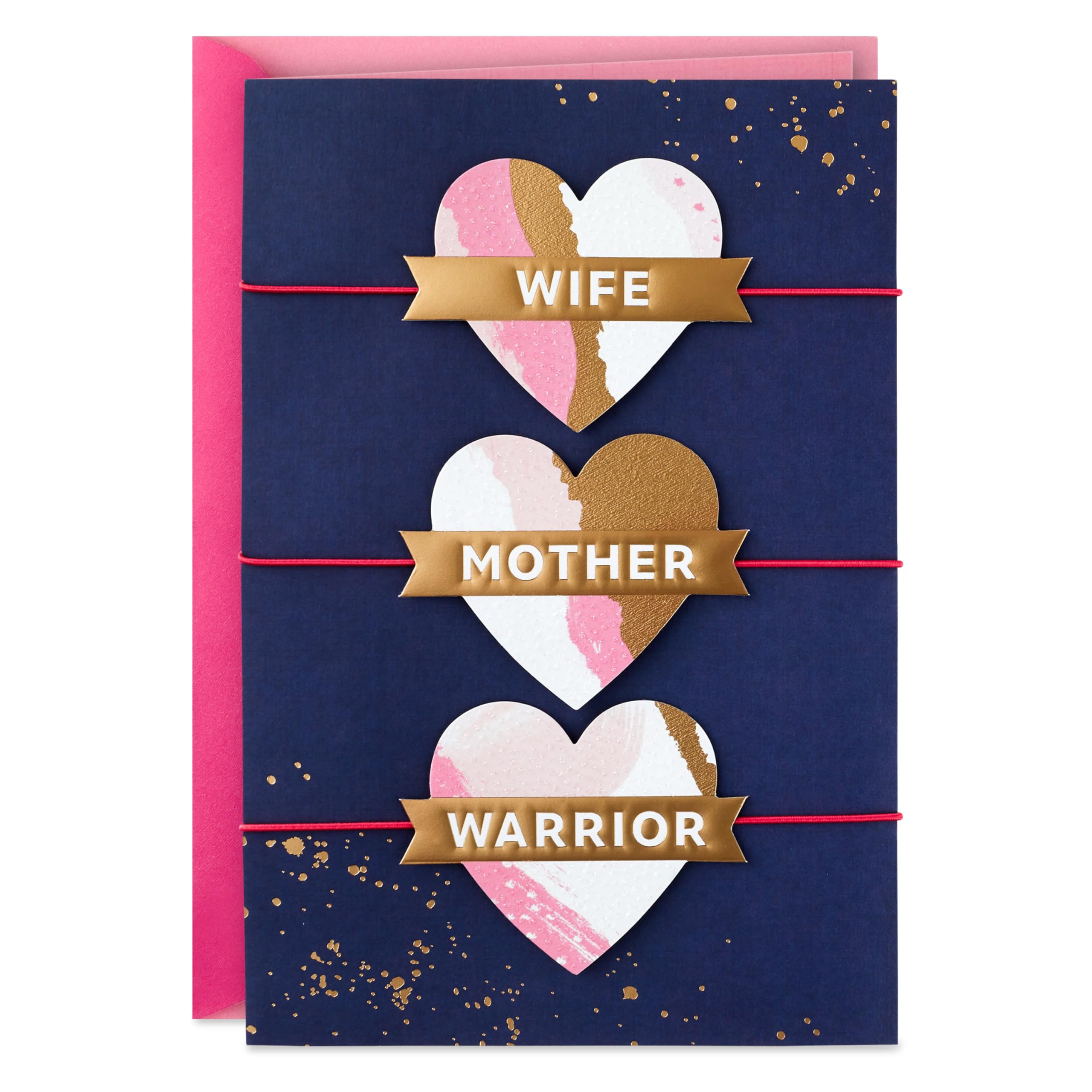 Hallmark Mothers Day Card for Wife (Wife, Mother, Warrior)