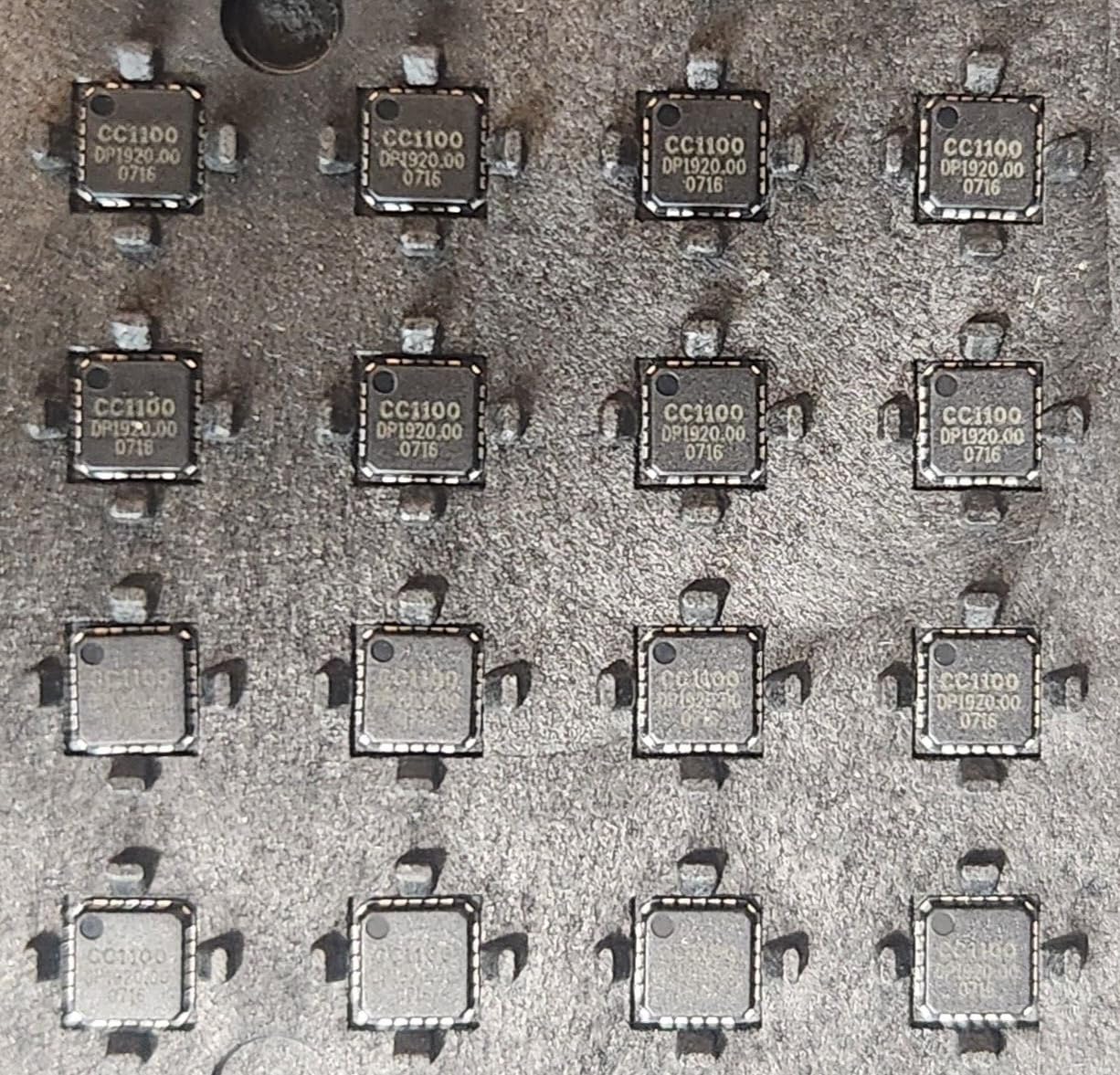 (1 PC) CC1100RTK TI IC RF TXRX ISM 1GHZ 20VFQFN