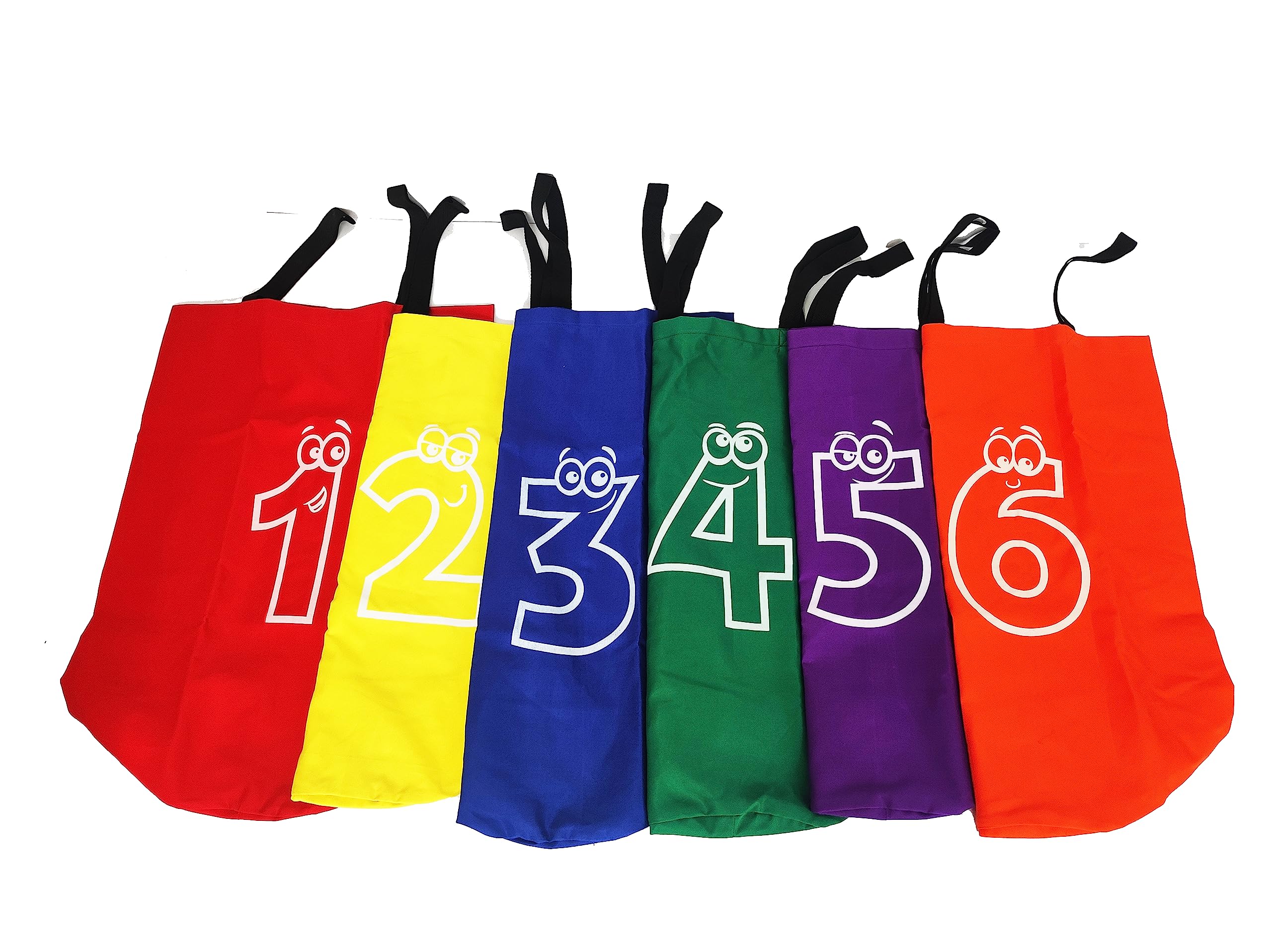 22YardsPro Kids Jumping Bag Sack Race 6pcs Set Party Family Outdoor Garden Games Sports Day UK