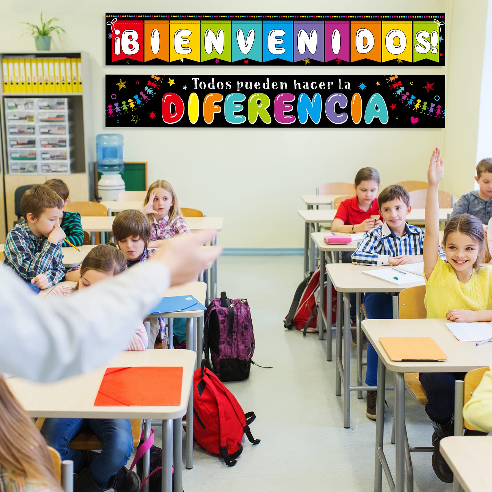 Snapklik.com : 4 Pack Bienvenidos Spanish Sign Welcome Banner ...