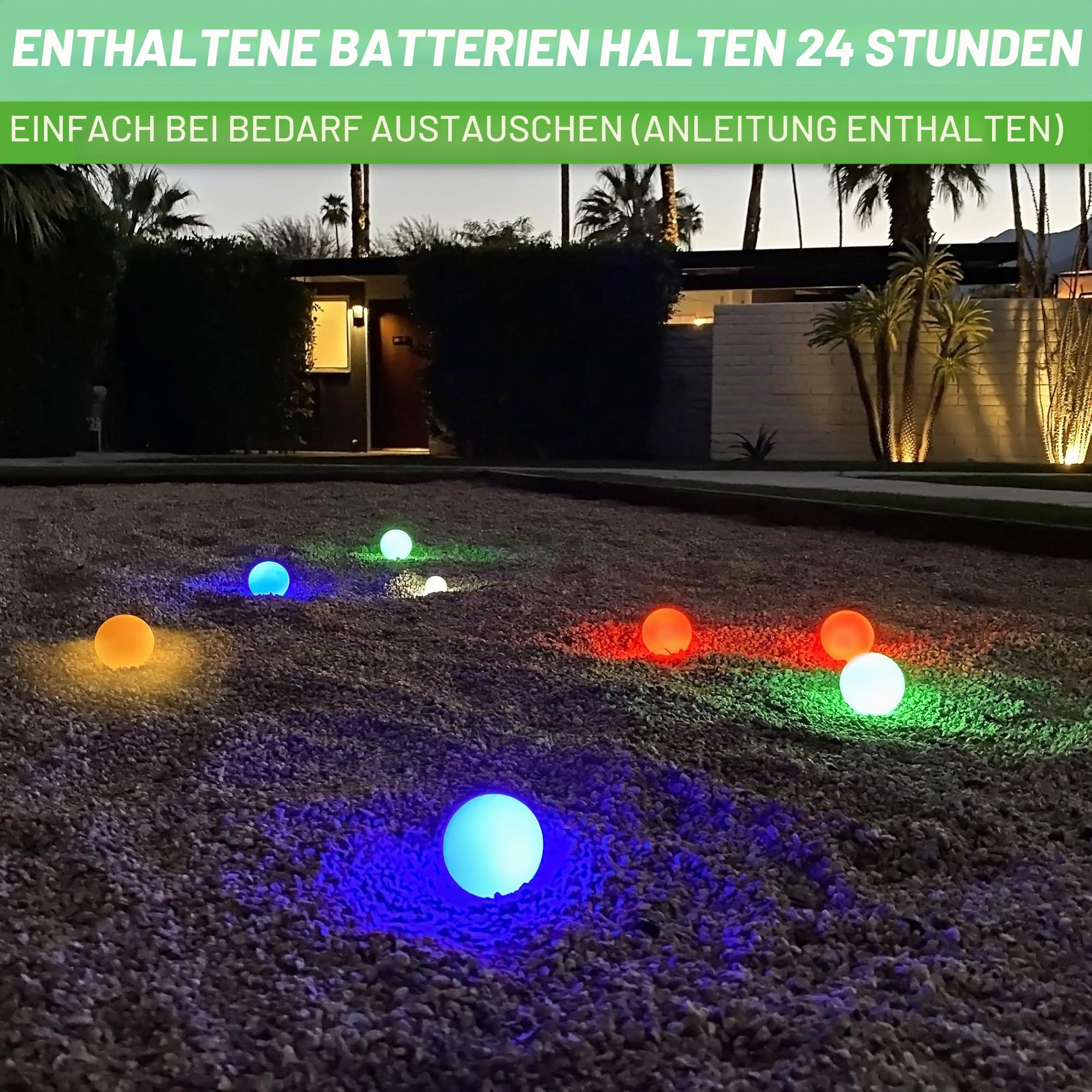 GoSports Backyard Bocce Sets mit 8 Bälle, Pallino, Etui und Messseil - Wählen Sie zwischen klassischem Harz, weichen und leuchtenden LED Sets