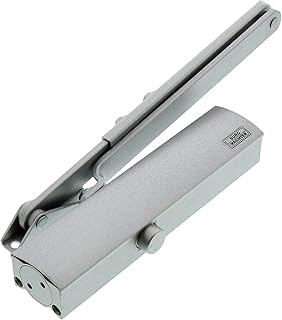 Burg Wächter Türschließer für Innentüren, Hydraulisch, Variabel einstellbar, Breite bis 75 cm, Gewicht bis 20 kg, TS 501 S, Silber, Türbreite bis 75 cm