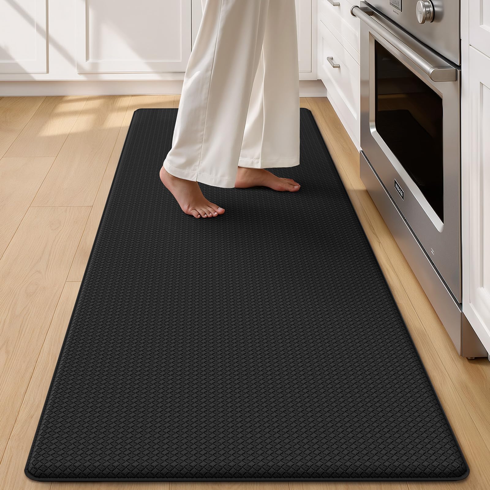 Color G Küchenläufer, küchenteppich waschbar rutschfest, Teppich küche mit Ölfest und Wasserdicht PVC, Gummirücken Küchenmatte für Esszimmer, Küche, läufer Flur