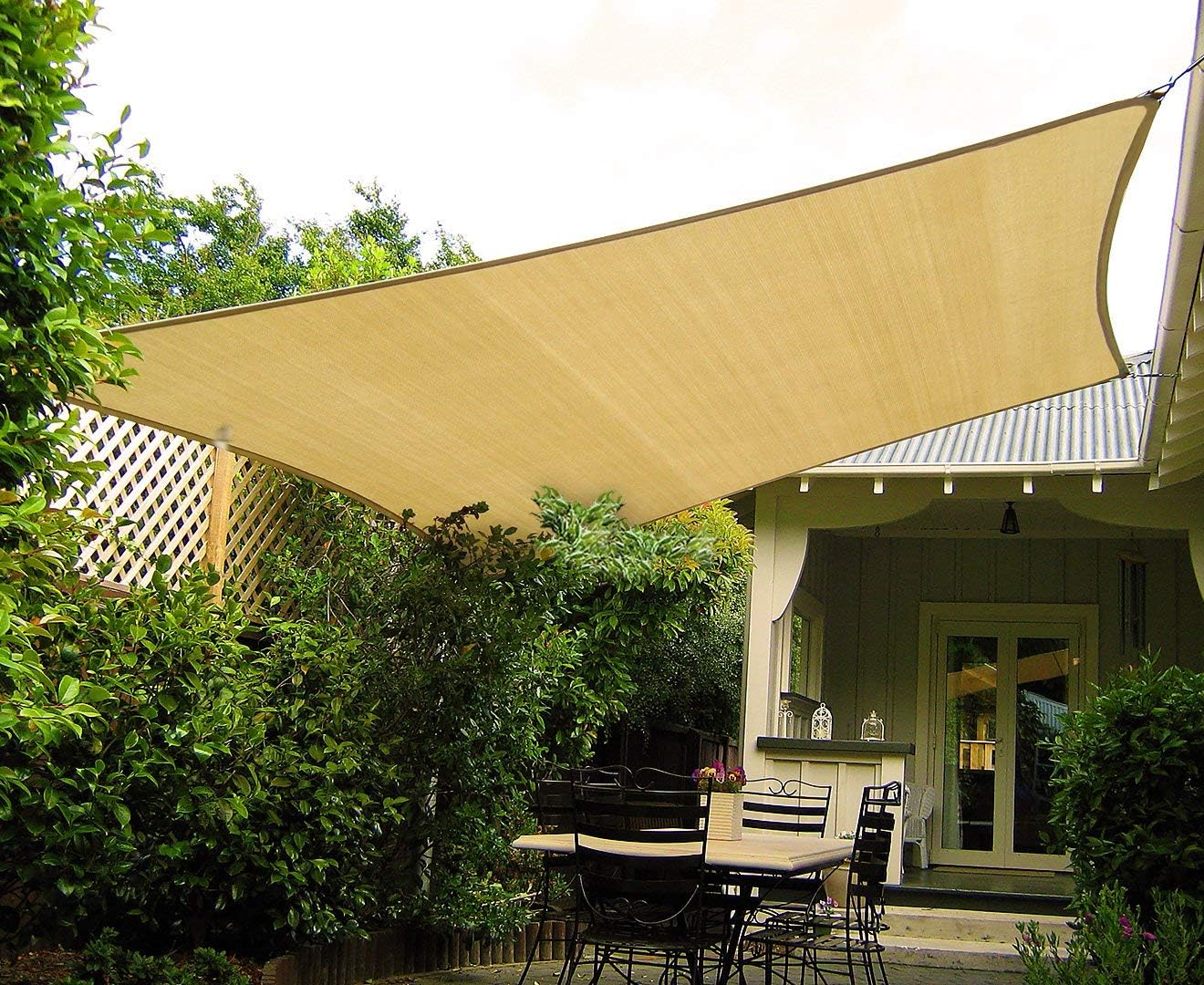 Wallaroo 4m X 4m Outdoor Sun Shade Sail Canopy Sand Cloth Square