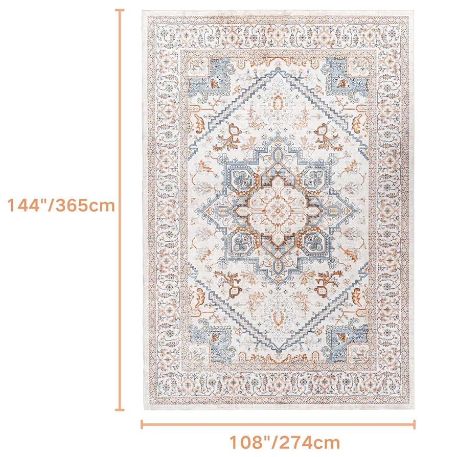 Amazon.com: Syalife 9x12 Washable Area Rug, Ultra Soft Non