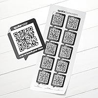 Vista 11 de Adhesivo personalizado para grabación de video Las calcomanías de código QR de Spokenote te permiten añadir videos personalizados, instrucciones a