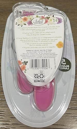 Miniatura 2 de BIC Soleil Escape - Maquinillas de afeitar desechables para mujer, 5 cuchillas, 2 maquinillas de afeitar para mujer
