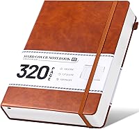 Vista 27 de CAGIE Cuaderno de cuadrícula de cuadrícula con puntos y balas, color negro A5