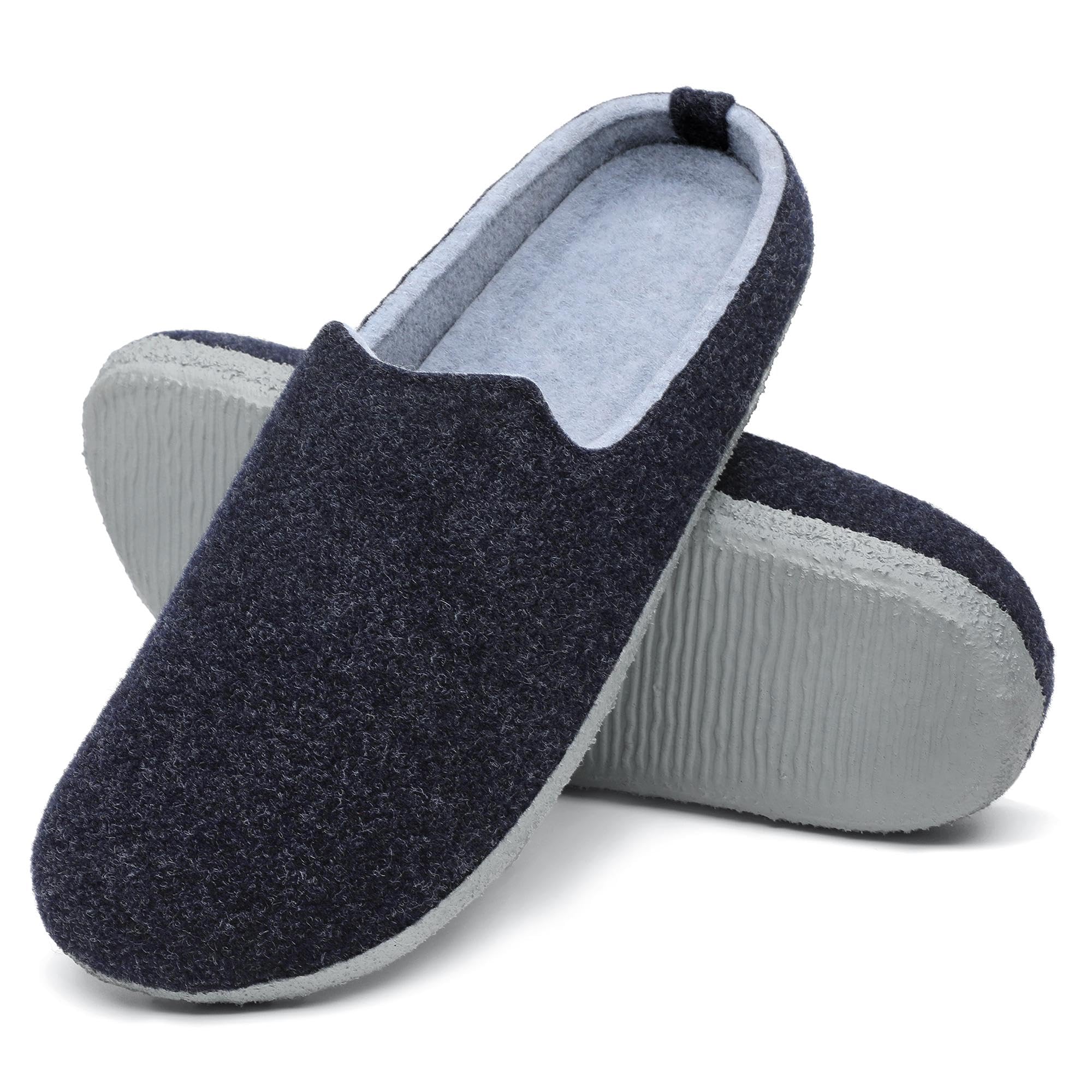 Mishansha Pantofole Feltro Invernali Ciabatte Casa Comode Scarpe da Casa per Uomo Donna Gr.36-48