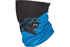 Carolina Panthers Gifts for Men: NFL Big Logo Multi-Use Neck Gaiter Premium Neck Warmer