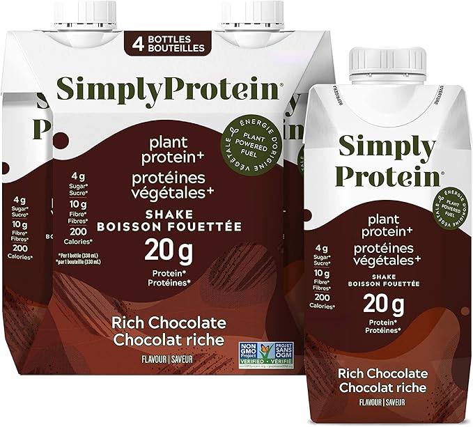 Simply Protein ReadyToDrink Chocolate Plant Protein Shake, 330mL