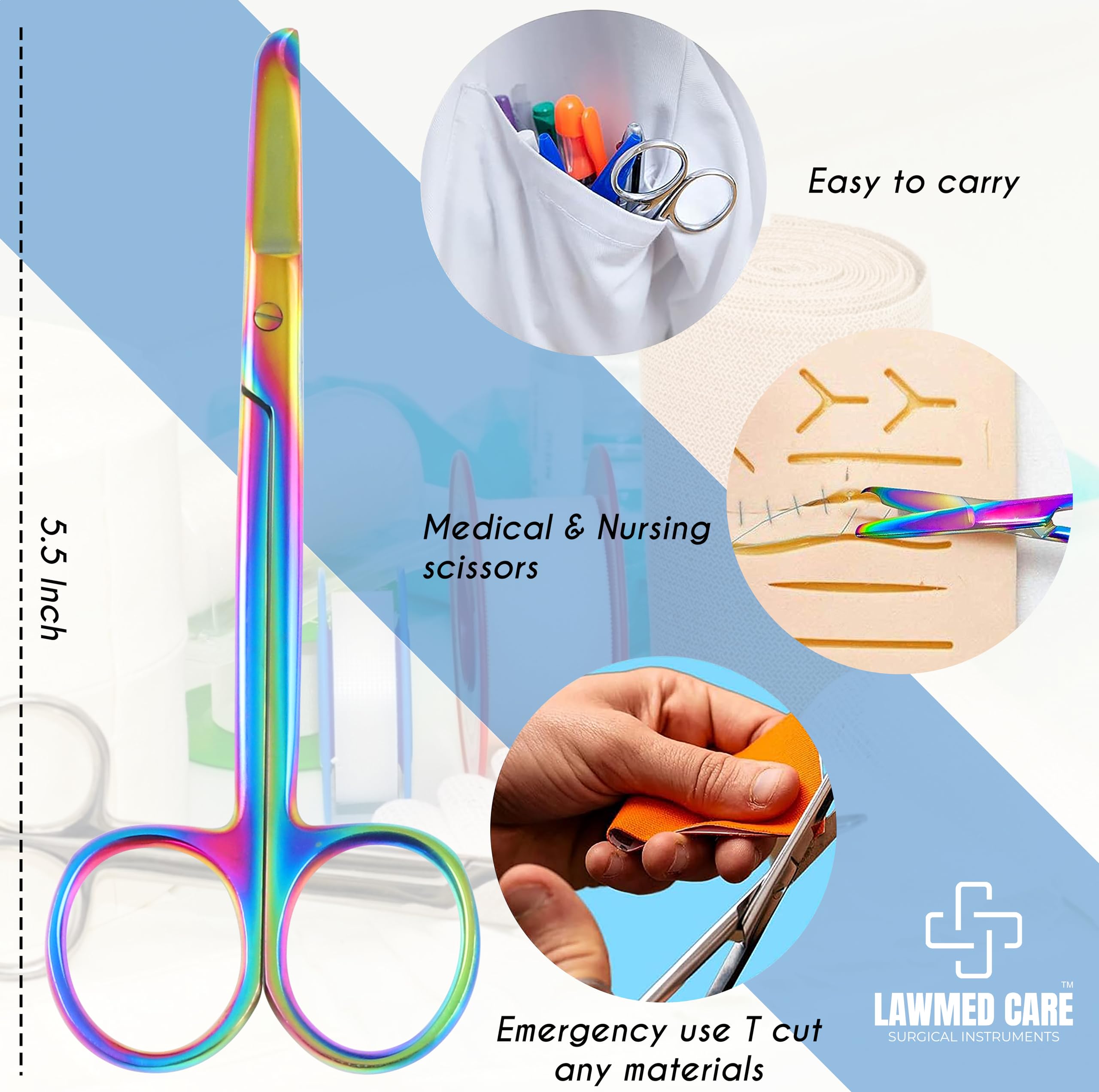 Medical Stitch Scissors - Precise Cutting Tool -3