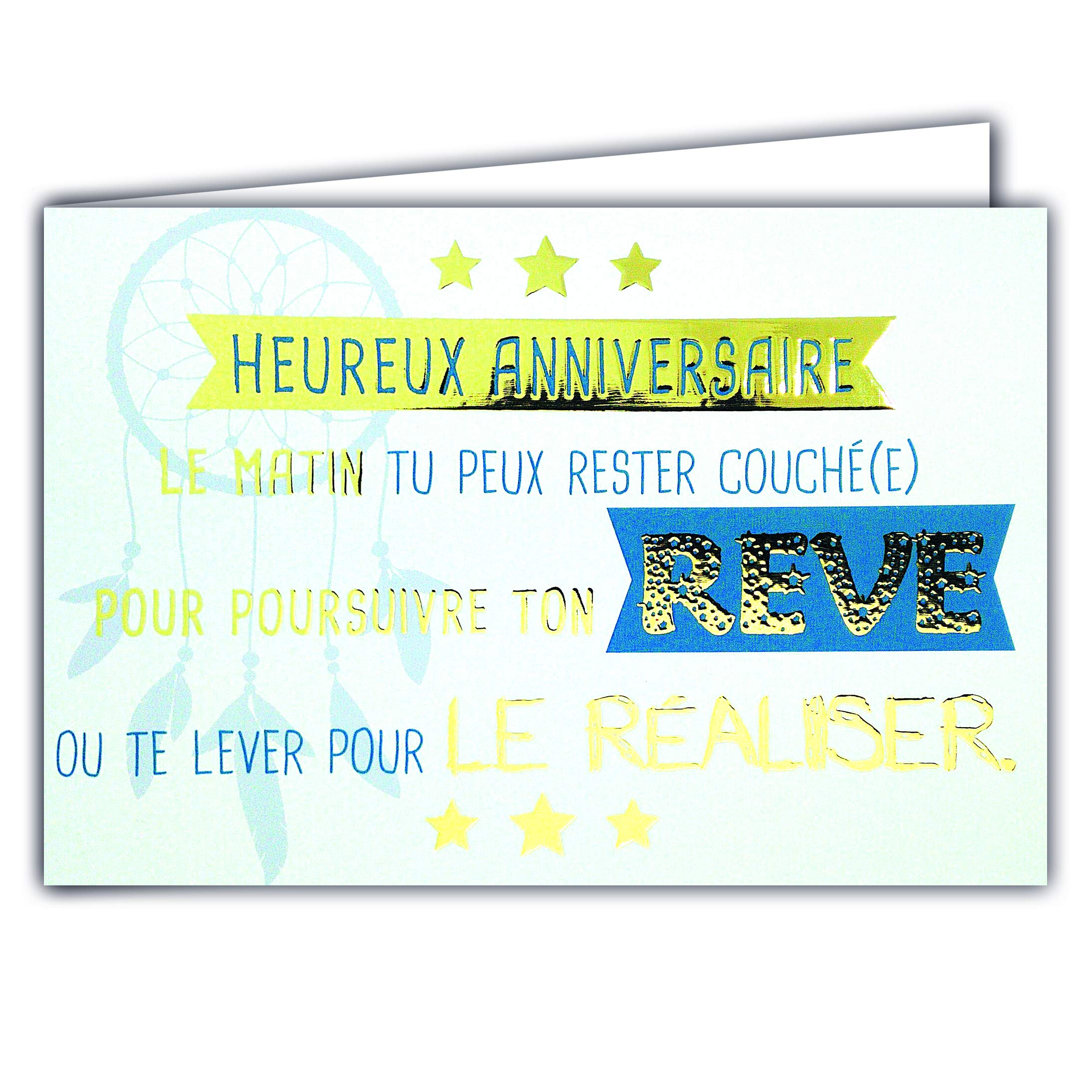 Afie 69-3942 Carte 3 Volets Heureux Ariage Union Aour Aitié