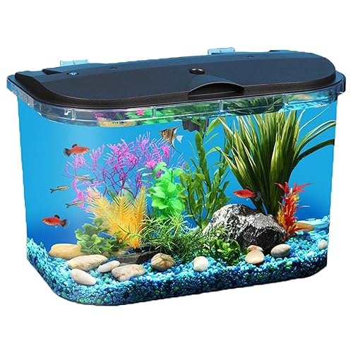 Koller Products 5-Gallon Aquarium Kit with LED Lighting and Power
