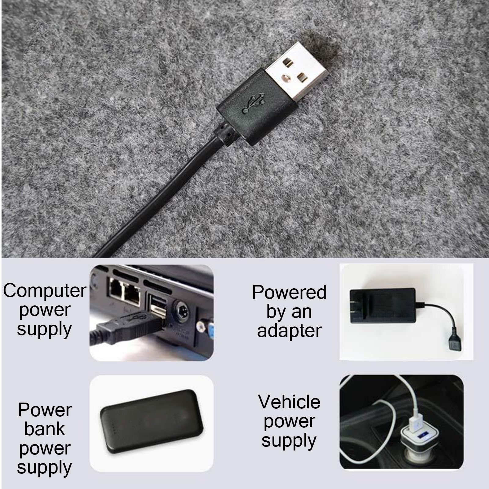 Termoforo Elettrico Timer Regolabile Via USB Con Design Ergonomico Per
