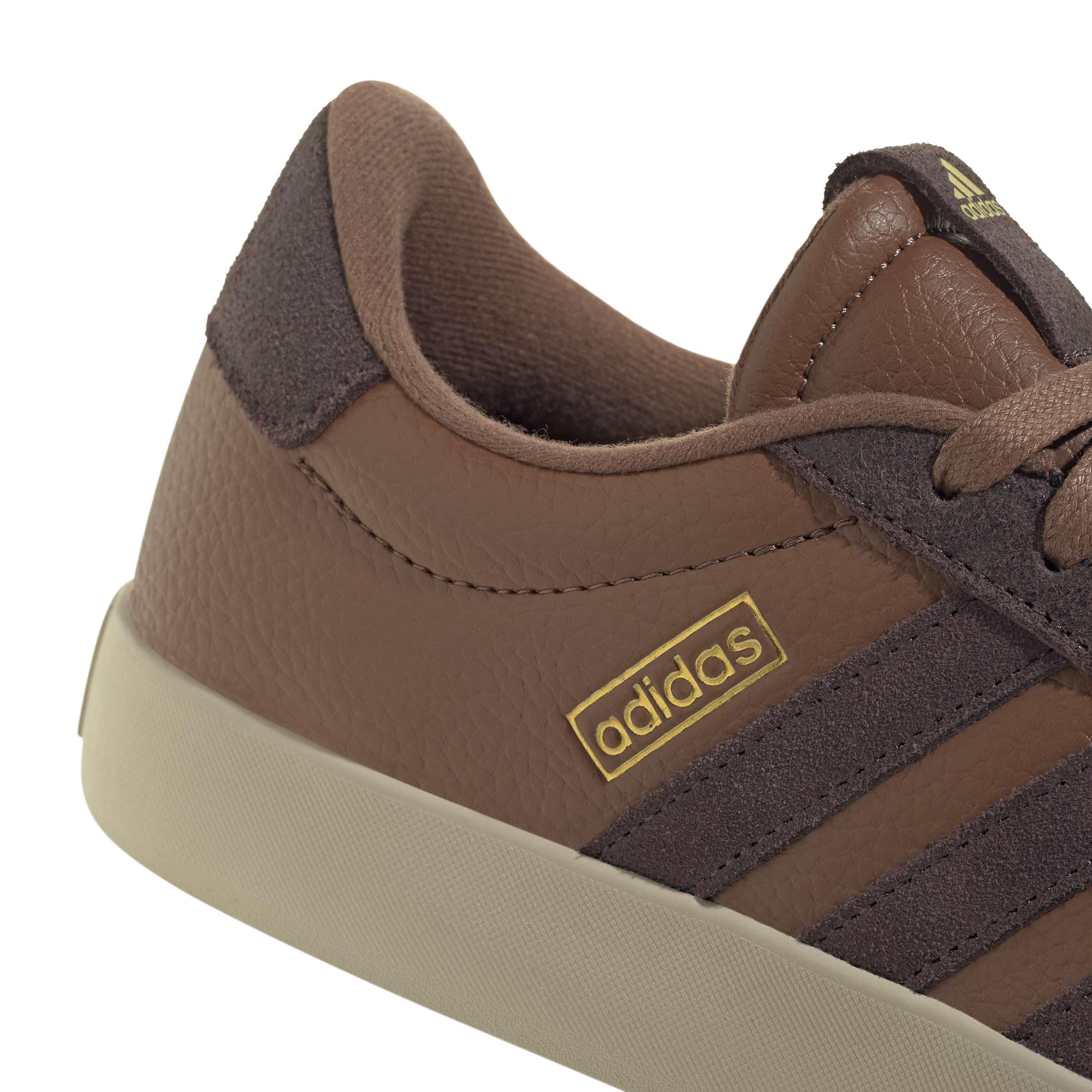 adidas Herren Vl Court 3.0 Shoes, preloved Brown/Shadow Brown/Gold met., 43 1/3 EU
