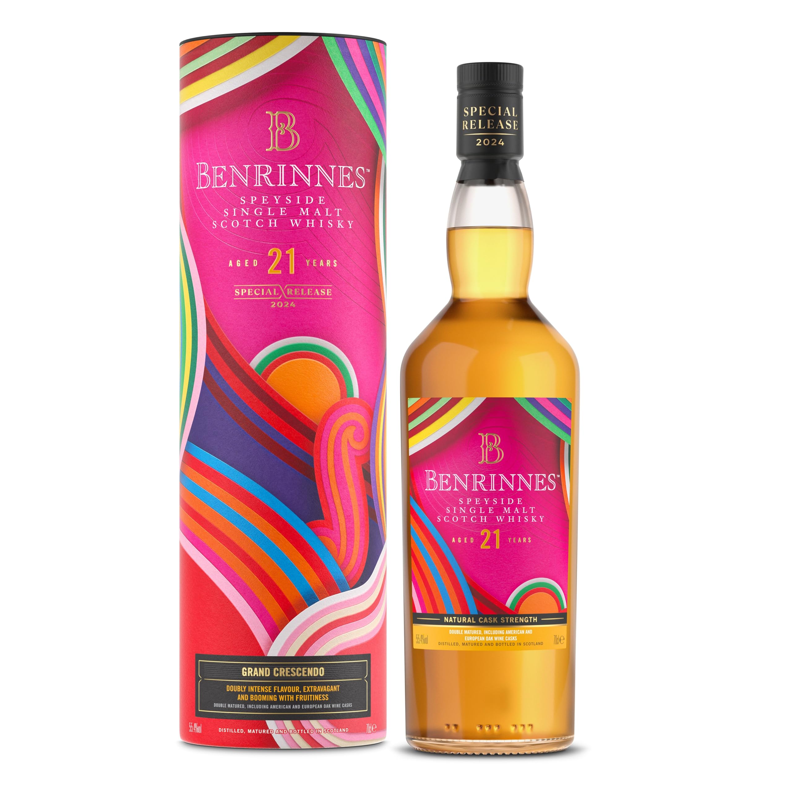 Benrinnes Grand Crescendo, Special Release 2024, Single Malt Scotch Whisky, Benrinnes 21 Jahre, 55,4 Prozent vol, 700 ml
