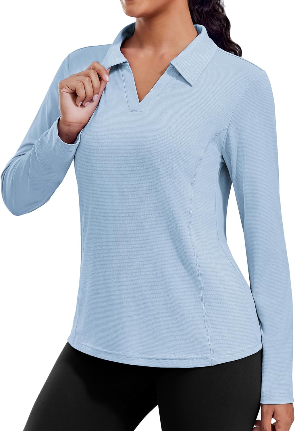 PINSPARK Long Sleeve Shirts for Women UPF 50+ Sun Shirt Workout Tops Quick Dry V Neck Athletic Running Hiking Golf Polo S-3XL PINSPARK Long Sleeve Shirts for Women UPF 50+ Sun Shirt Workout Tops Quick Dry V Neck Athletic Running Hiking Golf Polo S-3XL