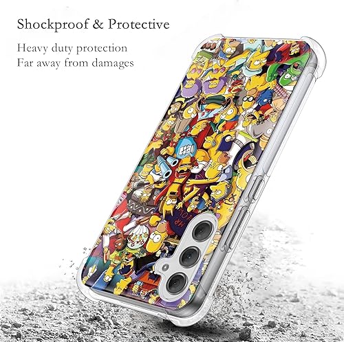 Miniatura 2 de WZOKA Funda compatible con Samsung Galaxy A54 5G, Galaxy A54 5G, funda a prueba de golpes con parachoques de TPU suave para Samsung A54 5G (amarillo)