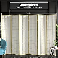 Vista 206 de Red Lantern Panel de ventana Shoji de 6 pies de alto, divisor de habitación de 3 paneles de palisandro