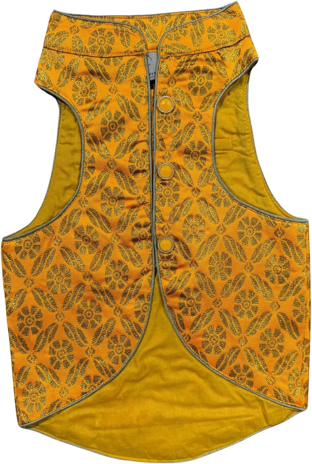 Traditional Dog Sherwanis - Perfect for Weddings and Celebrations, Dog Clothes, pet cosutme, Indian pet Clothing, | Sunflower (5XL)