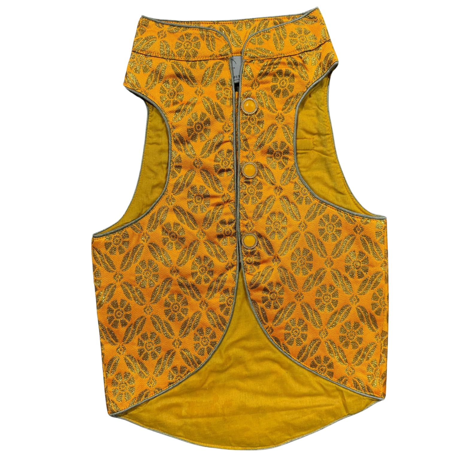 Waggy Fits Traditional Dog Sherwanis - Perfect for Weddings and Celebrations, Dog Clothes, pet cosutme, Indian pet Clothing, | Sunflower (Medium)