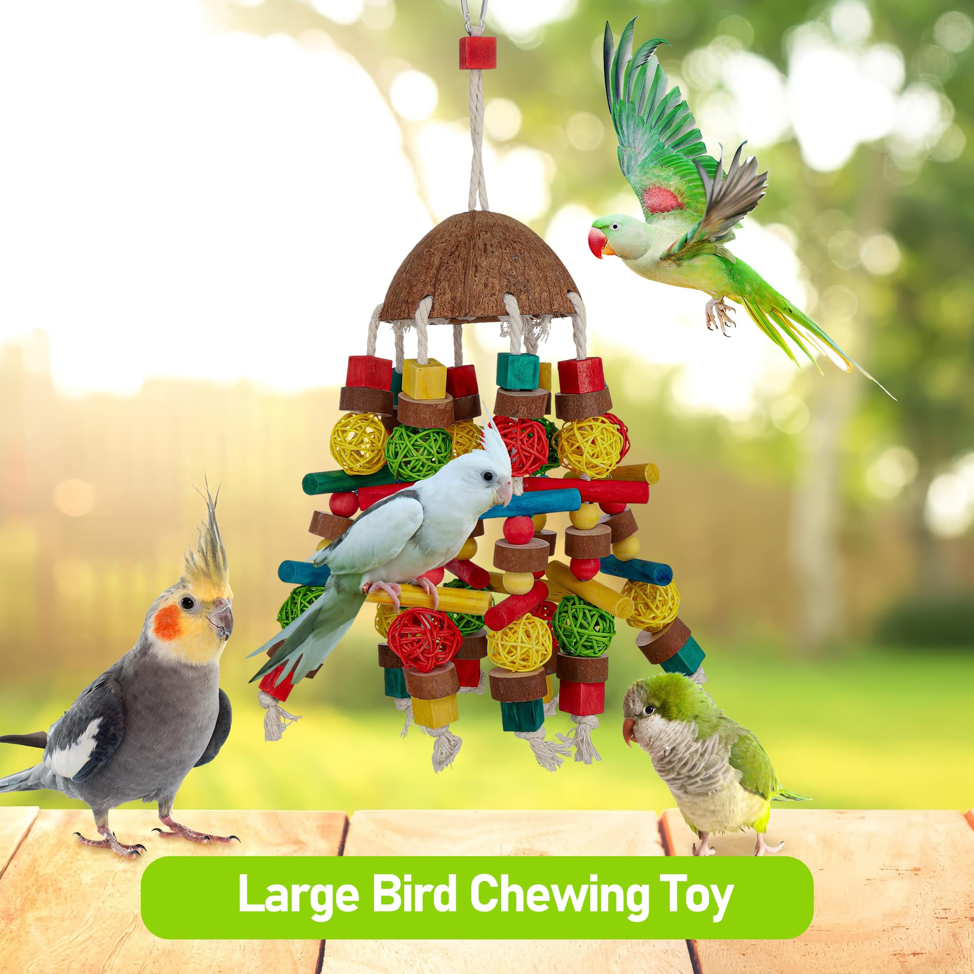Toy Making Parts Extra Large Bird Macaw Chew Toys Bird Cage