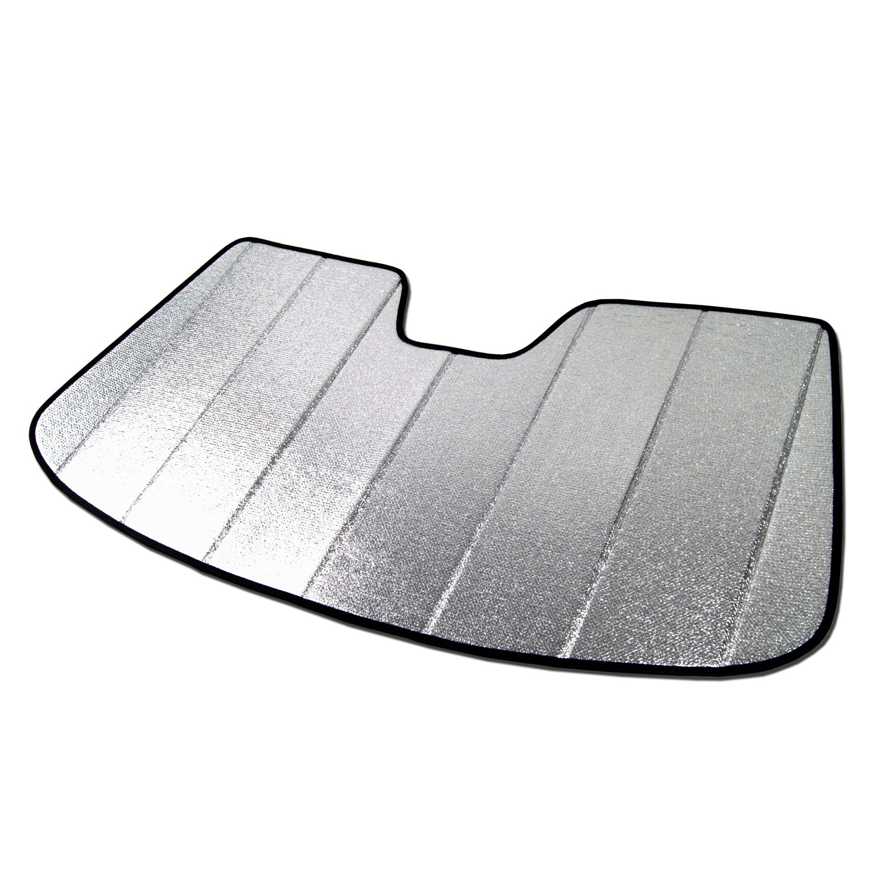 Custom Fit Car Sun Shade Windshield | Sun Visor | Car Window Shades | Fold Up Front Sunshade Visor | Compatible with BMW X3 2003-2010 | CFS-031-S | Silver &amp; Grey 1-pc Set