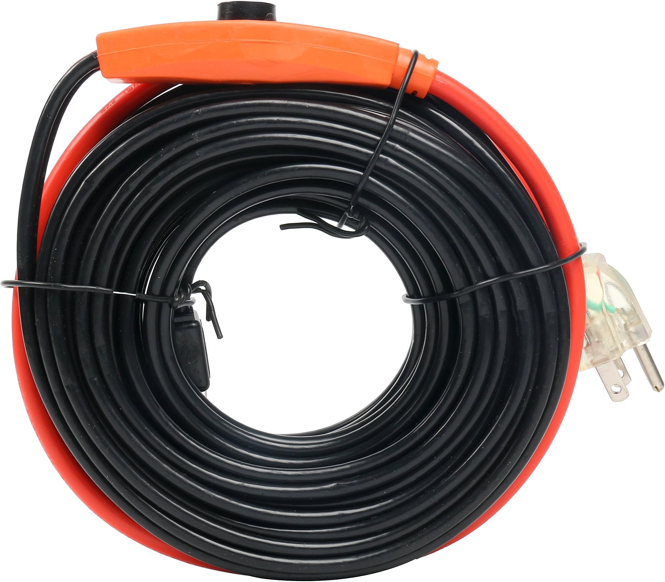 Cold Weather Pipe and Valve Heating Cable with Built-in Thermostat (40 Feet)