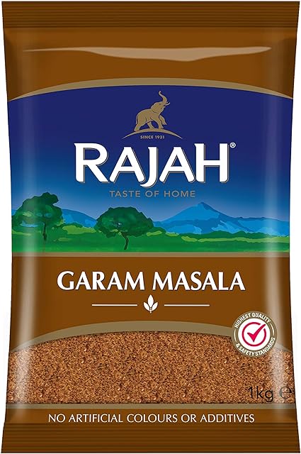 Rajah Spices Garam Masala | Ground Spice Mix | Blended Ground Spices | (1kg)