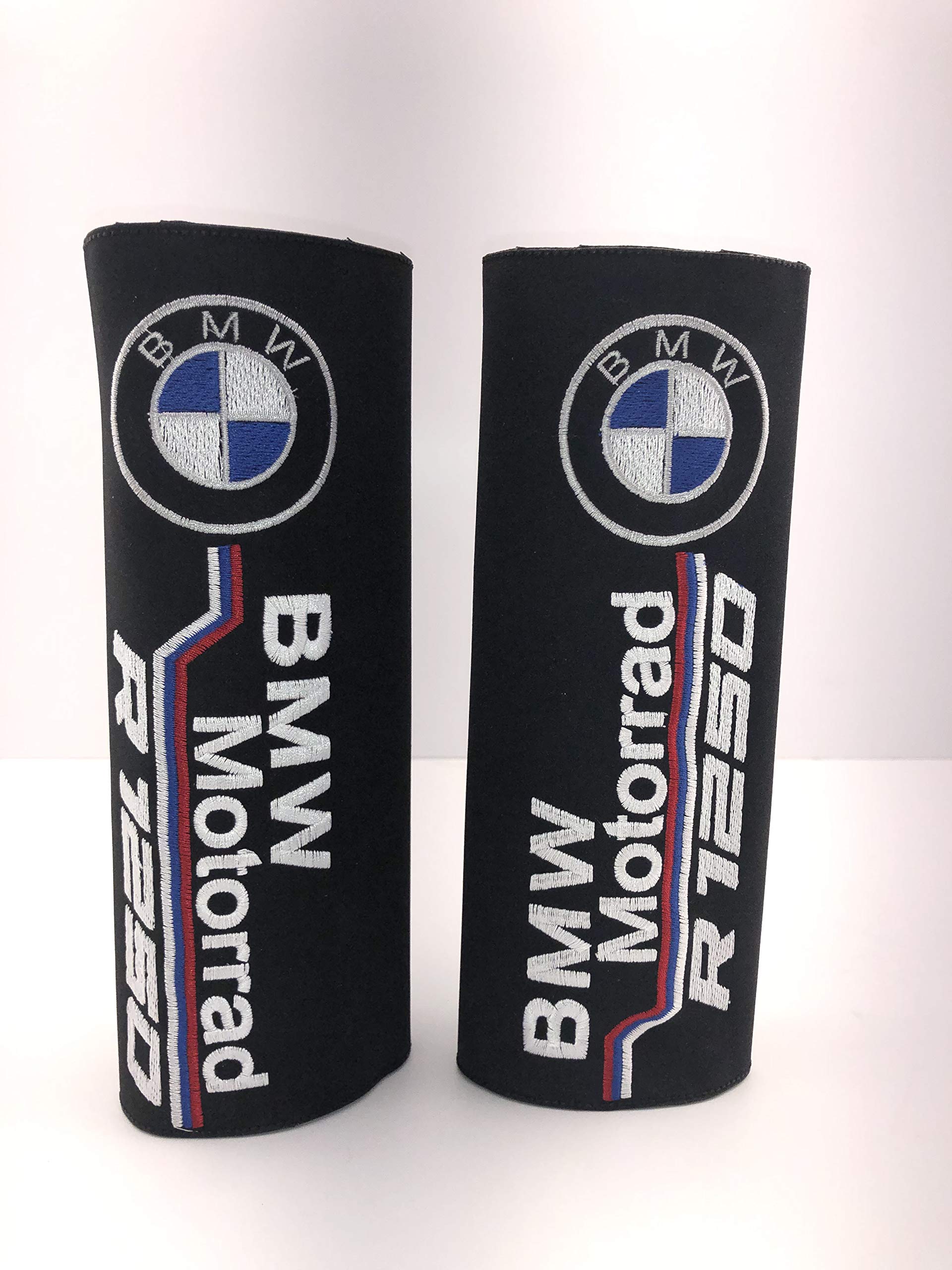 Copristeli Per Forcella BMW GS 1200 ADV - 2 Coppie, Neoprene Ricamato, Chiusura In Velcro - Foto 4