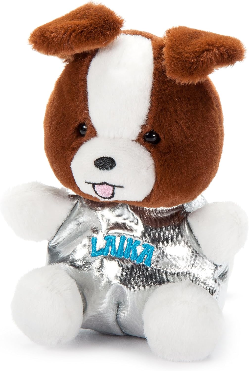 The Petting Zoo Laika Space Dog Stuffed Animal Plushie, Gifts for Kids, Nuggetz Animals, Space Dog Plush Toy, 6 inches
