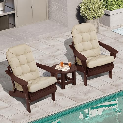 Miniatura 8 de Crestlive Products Sunbrella Cojín para Silla Adirondack Cojines para Sillas de Exterior Resistentes al Agua 50x20x4 Pulgadas Cojines de Patio de
