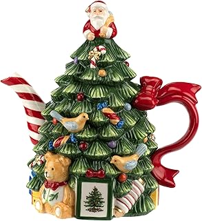 Spode Christmas Tree Figural Teapot