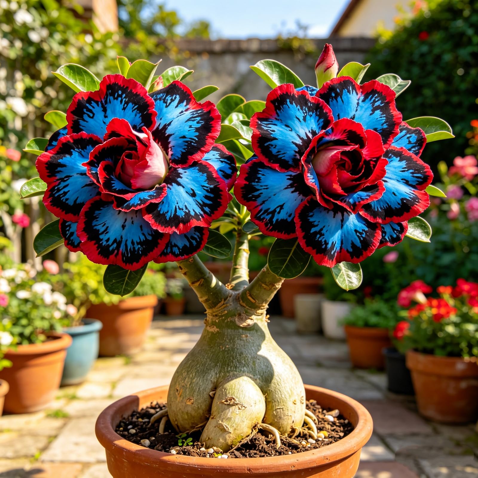 Perennial Desert Rose Bulbs for Planting-Surprise Growth,Rare and Beautiful,Excellent Display,Perfect for Garden Decoration-1bulbs-E