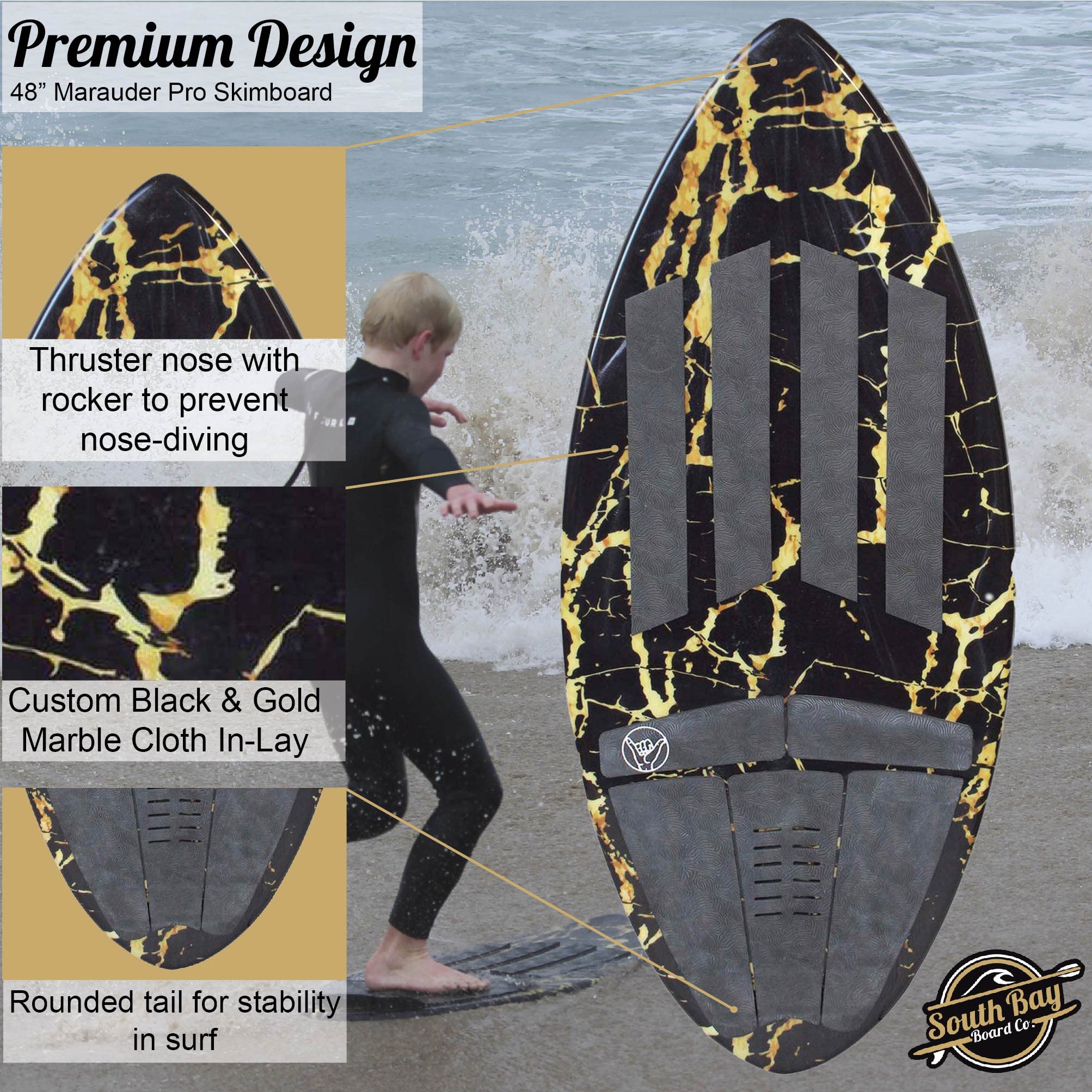  48 ProSeries Skimboard The Marauder Skimboard Series Premium