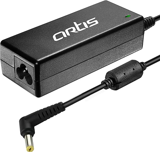 Artis AR0507 65Watt Laptop Charger/Adapter with Power Cord Compatible with Acer Laptops (19V/3.42A, 65Watt) (Pin Size: 5.5mm x 1.7mm) (BIS Certified)