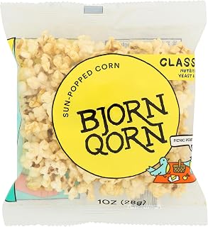 Bjornqorn, Popcorn Sun Popped Classic, 1 Ounce