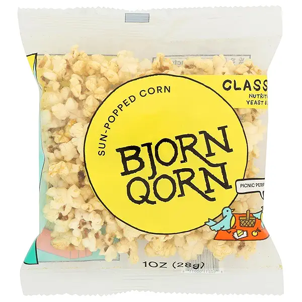 Bjornqorn, Popcorn Sun Popped Classic, 1 Ounce 1