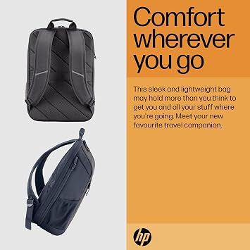 HP Travel 15.6 inch Computer Backpack Iron Gray 6B8U6AA