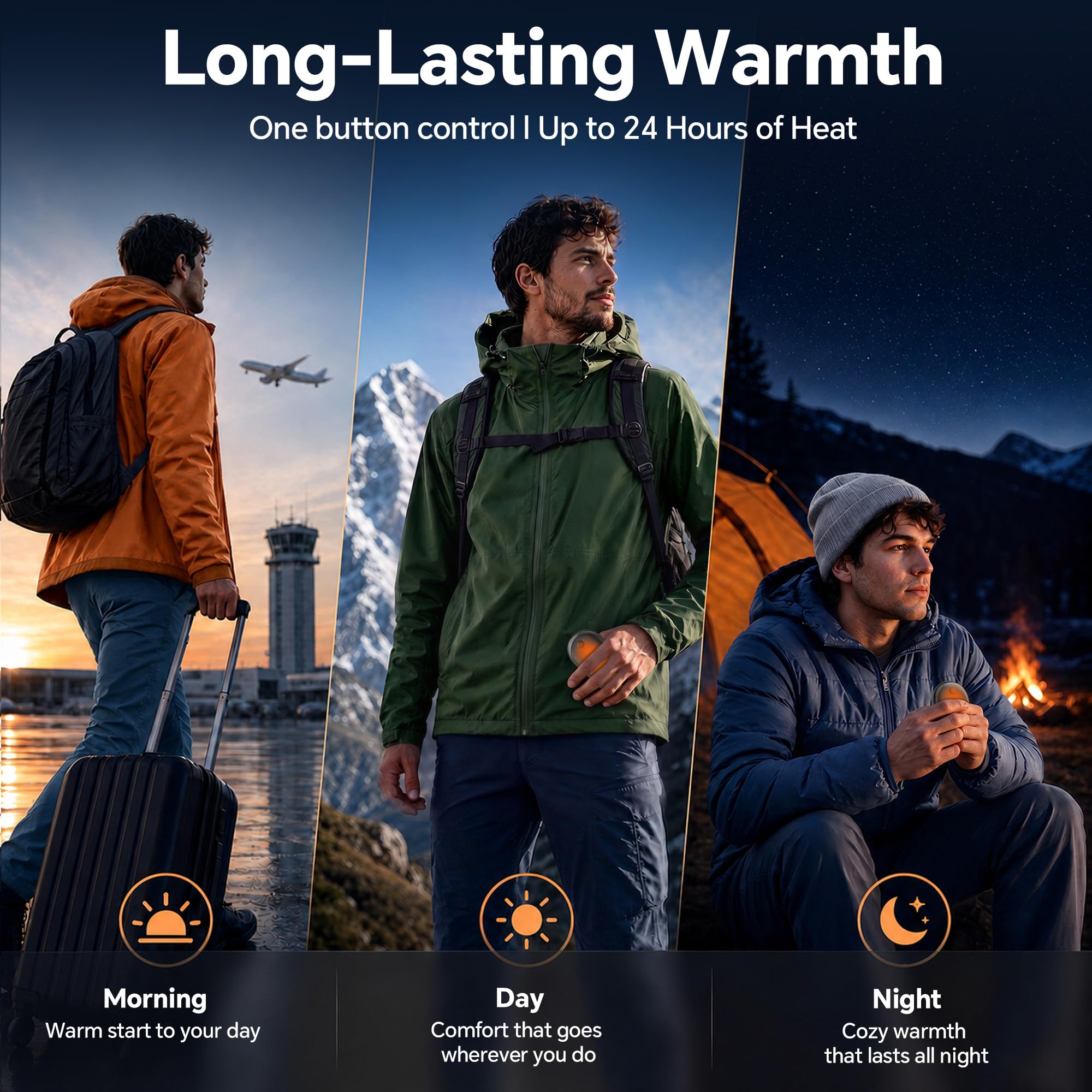 AJVV Rechargeable Hand Warmers - Keep Your Hands Warm! -5