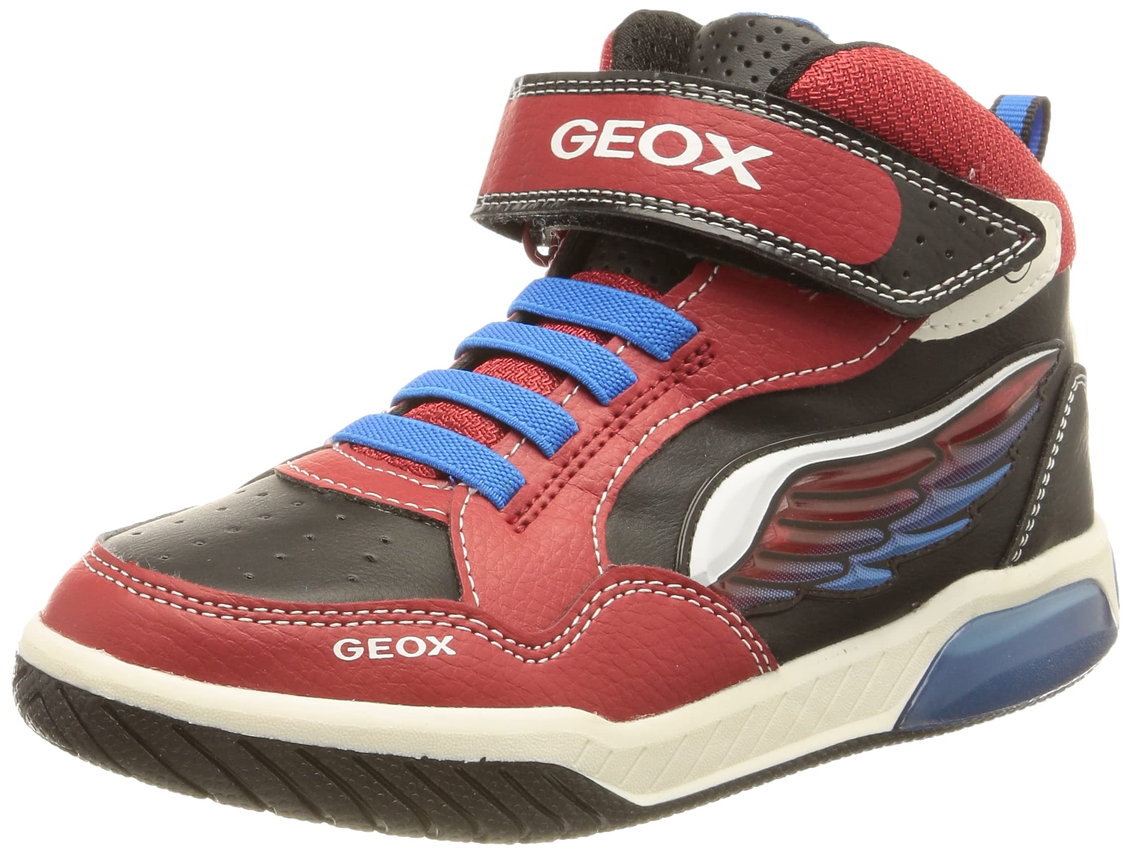 Geox Niños Zapatillas INEK Boy, Chico Zapatillas Altas,Luces
