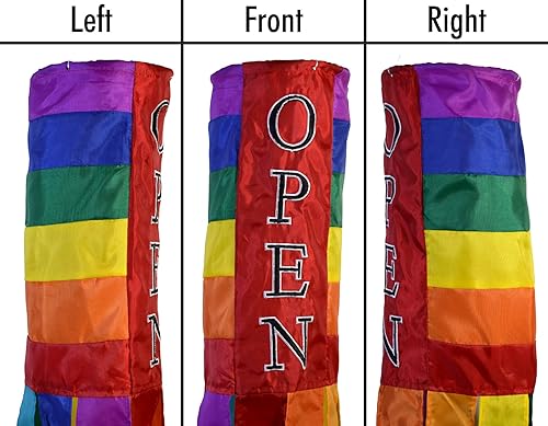 Miniatura 3 de In the Breeze Viento arco iris abierto, 6 pulgadas de ancho x 40 pulgadas de alto, 4138