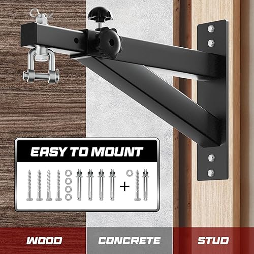 Miniatura 6 de Yes4All Punching Bag Hanger, Stainless Steel Swivel Chain with 4 Snap Hooks for Heavy Bag, Gym Swing, Trapeze, and Hammock