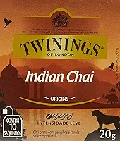 Twinings Chá Preto Indian Chai 20g (pacote de 10 saquinhos)