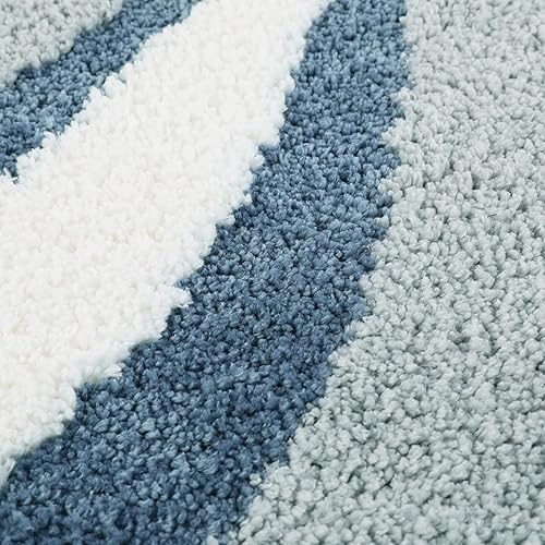 Miniatura 7 de KAMA BRIDAL Tapete de baño de microfibra de 12 x 12 pulgadas, antideslizante, absorbente de agua, tapete de ducha ultra suave, parte trasera